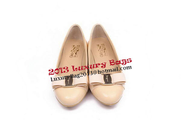 Salvatore Ferragamo Patent Leather Flat FL0474 Pink