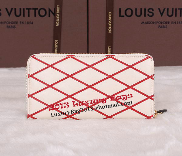 Louis Vuitton Fall Winter 2015 Zippy Wallet M60017 Red