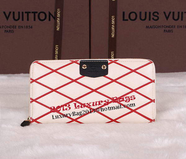 Louis Vuitton Fall Winter 2015 Zippy Wallet M60017 Red