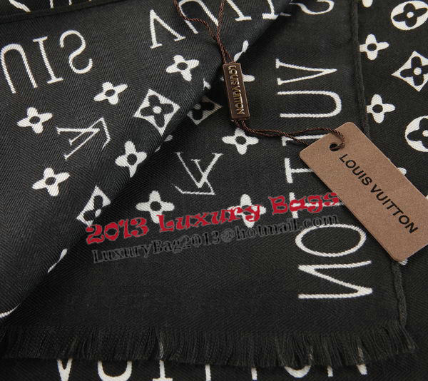Louis Vuitton Scarves Cashmere LV6716 Black