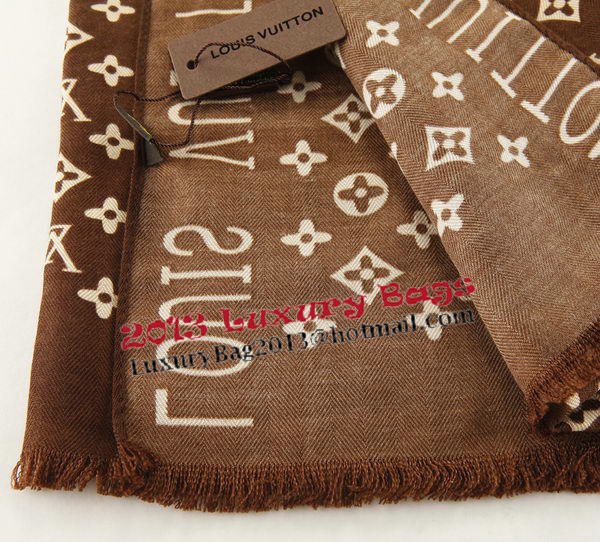 Louis Vuitton Scarves Cashmere LV6718 Brown