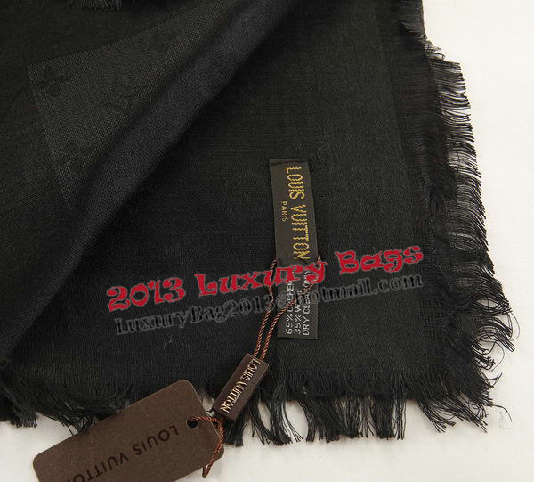 Louis Vuitton Scarves Cotton LV6723C Black