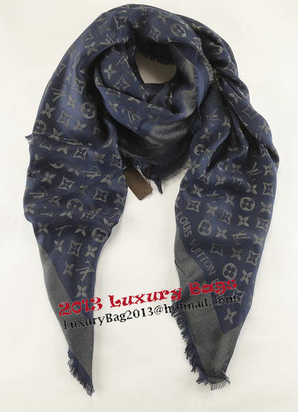 Louis Vuitton Scarves Cotton LV6724B Navy blue