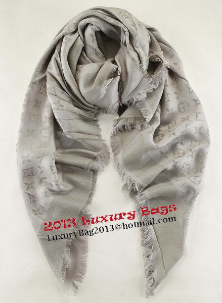 Louis Vuitton Scarves Cotton LV6724C Gray