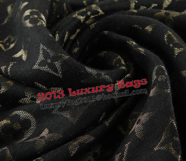Louis Vuitton Scarves Cotton LV6724F Black