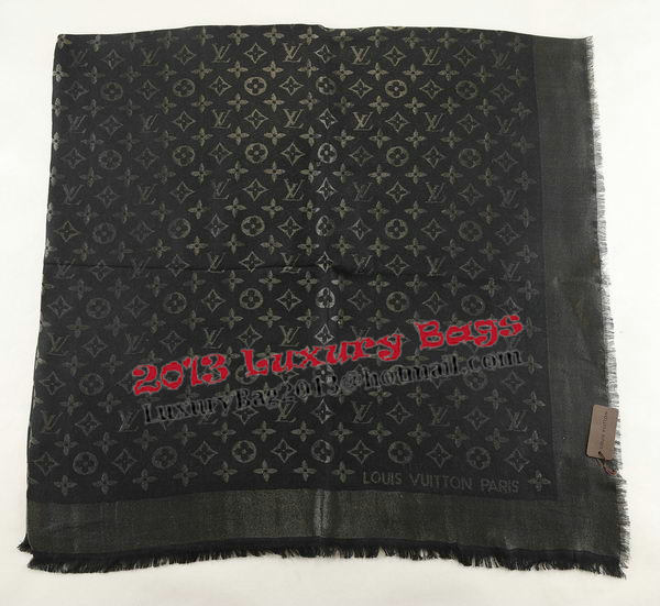 Louis Vuitton Scarves Cotton LV6724F Black