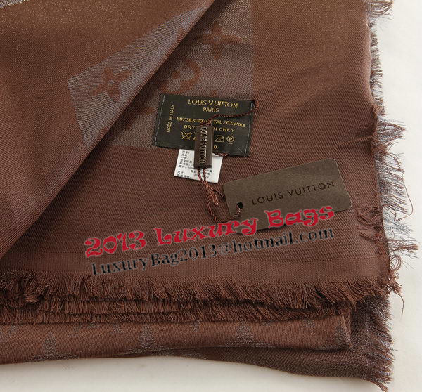 Louis Vuitton Scarves Cotton LV6725D Brown