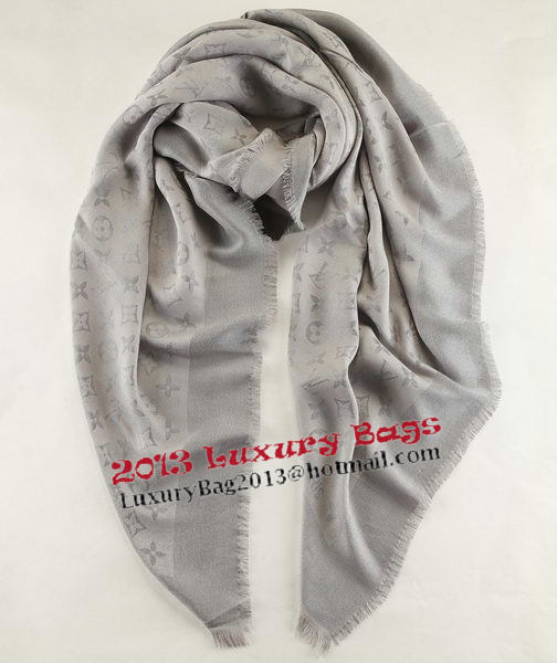 Louis Vuitton Scarves Cotton LV6725E Gray