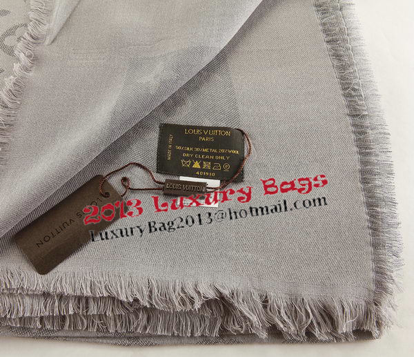 Louis Vuitton Scarves Cotton LV6725E Gray