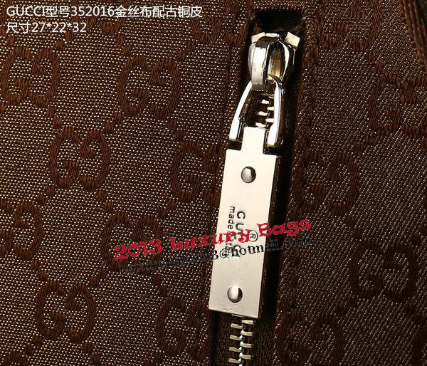 Gucci Multicolour Canvas Flap Backpack 352016