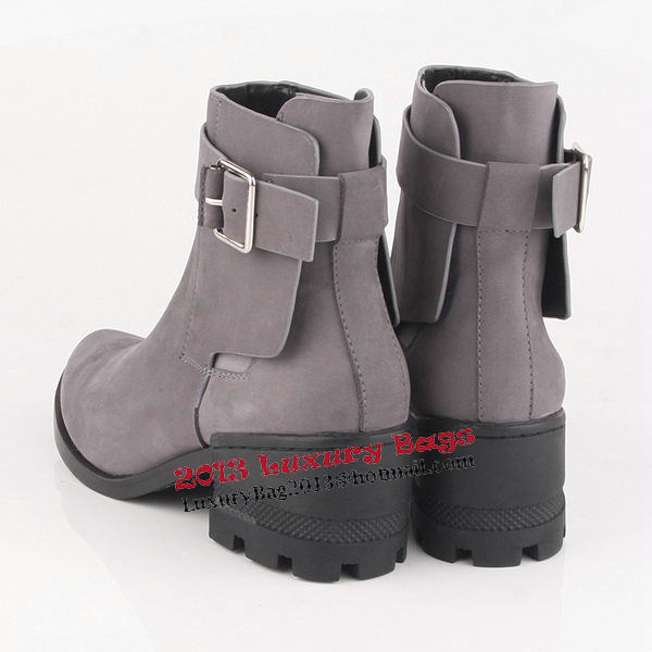 Alexander Wang Suede Leather Ankle Boot AW091 Grey