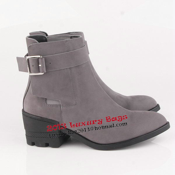 Alexander Wang Suede Leather Ankle Boot AW091 Grey