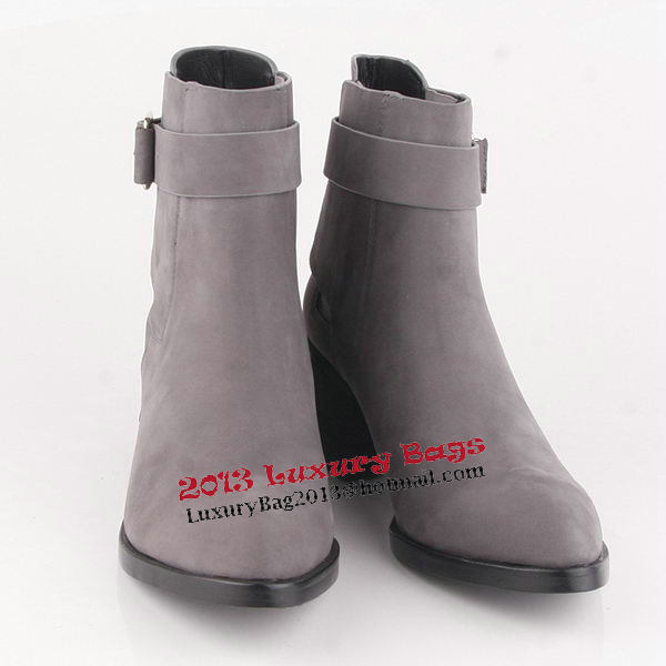 Alexander Wang Suede Leather Ankle Boot AW091 Grey