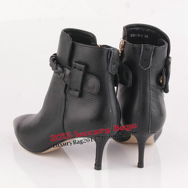 Valentino Ankle Boots 65MM Heels Sheepskin Leather VT189 Black