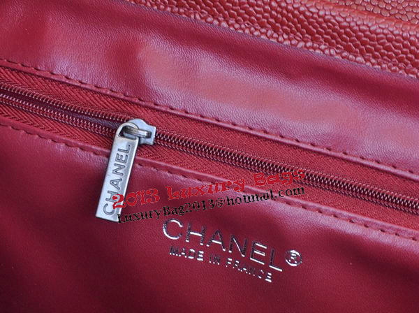 Chanel Large Caviar Leather Messenger Bag A30456 Royal