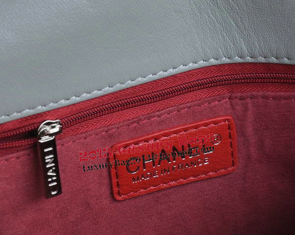 Chanel Patchwork Shearling Flap Bags CHA92592 Grey