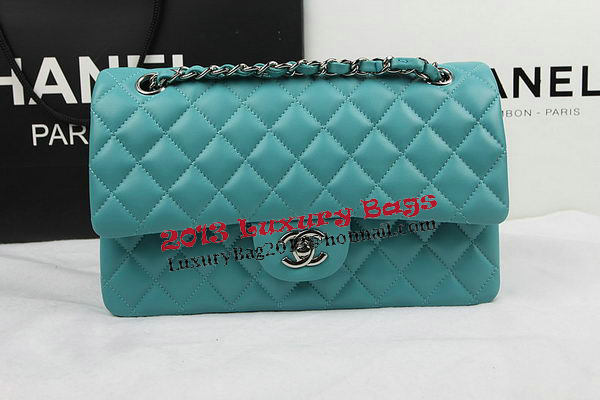 Chanel 2.55 Series Bags Green Original Leather CFA1112 Silver