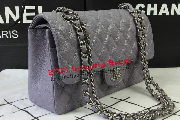 Chanel 2.55 Series Bags Lavender Cannage Pattern Leather CFA1112 Silver