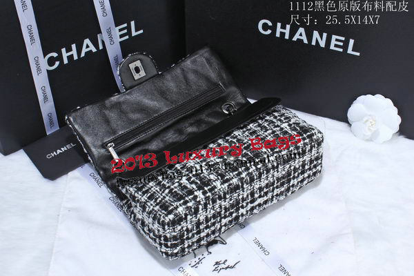 Chanel 2.55 Series Flap Bags Fabric CHA1112 Black