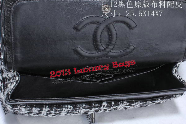 Chanel 2.55 Series Flap Bags Fabric CHA1112 Black