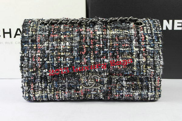 Chanel 2.55 Series Flap Bags Original Fabric CHA01112 Grey
