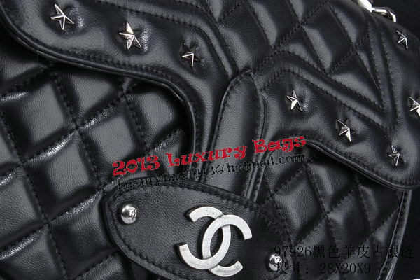 Chanel Cuise 2015 Sheepskin Leather A97926 Black