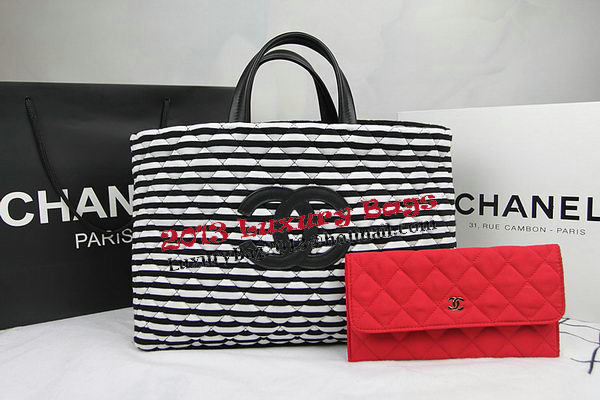 Chanel Cuise 2015 Tote Bag Fabric A94302 Black