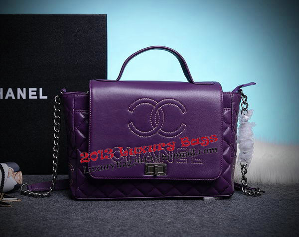 Chanel Cuise 2015 Tote Bag Original Leather A66338 Purple