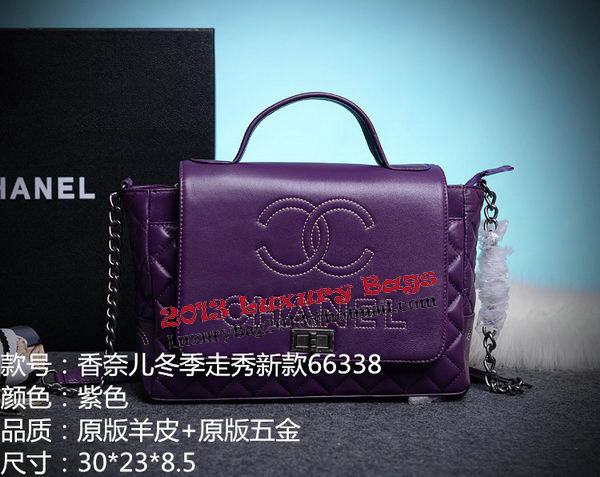 Chanel Cuise 2015 Tote Bag Original Leather A66338 Purple