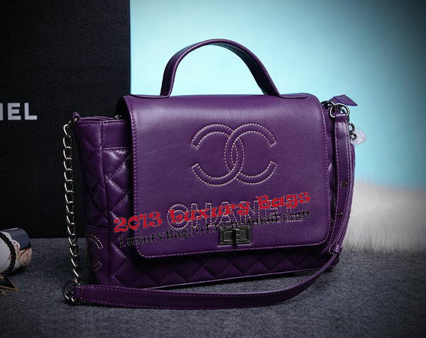 Chanel Cuise 2015 Tote Bag Original Leather A66338 Purple