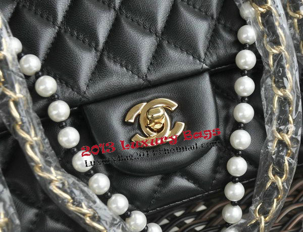 Chanel 2.55 Series Bags Sheepskin Leather A1112P Black