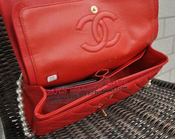 Chanel 2.55 Series Bags Sheepskin Leather A1112P Red