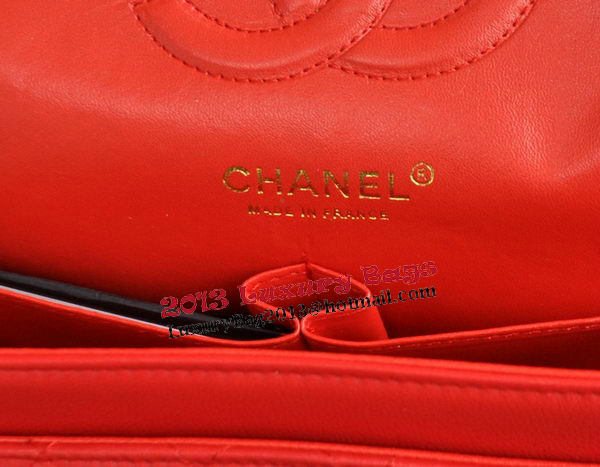 Chanel 2.55 Series Bags Sheepskin Leather A1112P Red