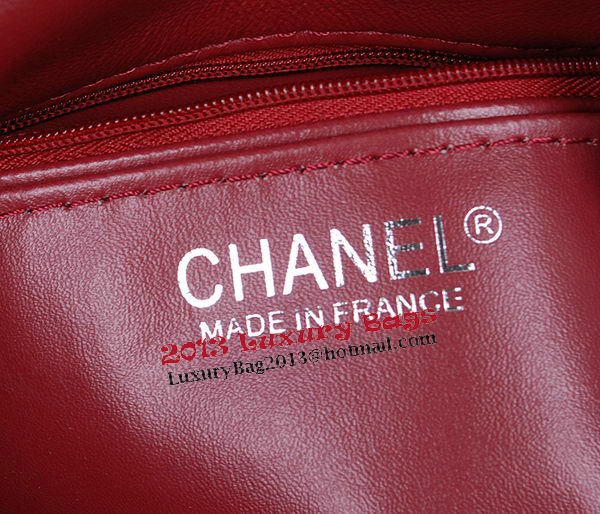 Chanel Cony Hair Flap Bags A92592P Burgundy