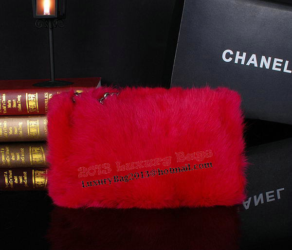 Chanel Cony Hair Flap Bags A92592P Rose