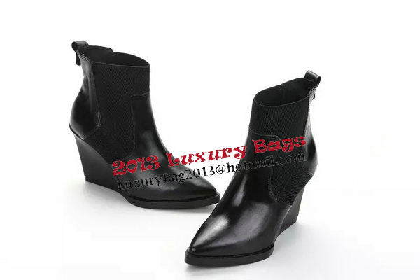 Alexander Wang Sheepskin Leather Ankle Boot AW092 Black