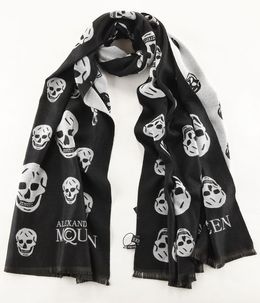 Alexander McQueen Scarves Cashmere MCQ04 Black