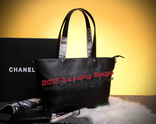 Chanel 31 Ruc Cambon Tote Bag A61888 Black