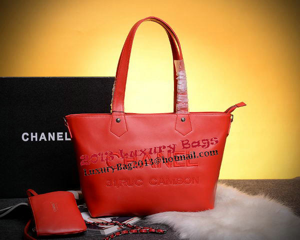 Chanel 31 Ruc Cambon Tote Bag A61888 Red