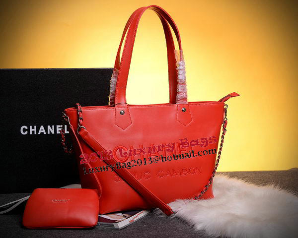 Chanel 31 Ruc Cambon Tote Bag A61888 Red