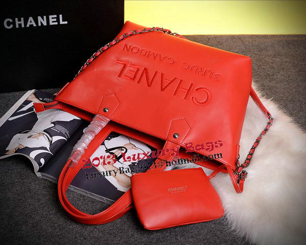 Chanel 31 Ruc Cambon Tote Bag A61888 Red