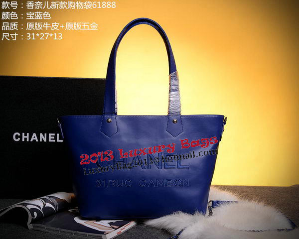 Chanel 31 Ruc Cambon Tote Bag A61888 Royal