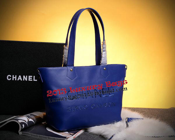 Chanel 31 Ruc Cambon Tote Bag A61888 Royal