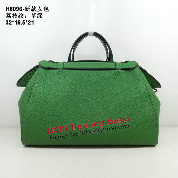 Hermes Oxer Top Handle Messenger Bag H8096 Green