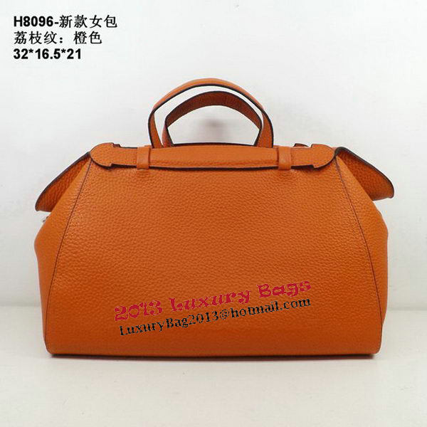 Hermes Oxer Top Handle Messenger Bag H8096 Orange