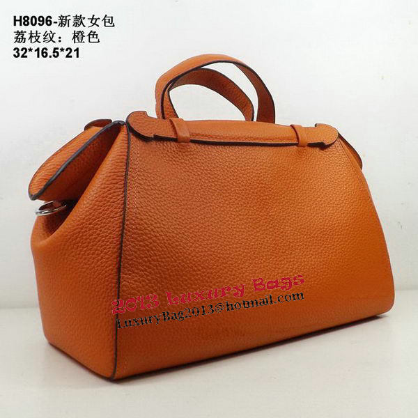 Hermes Oxer Top Handle Messenger Bag H8096 Orange