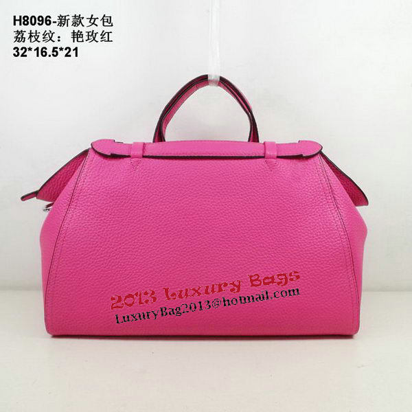 Hermes Oxer Top Handle Messenger Bag H8096 Rose