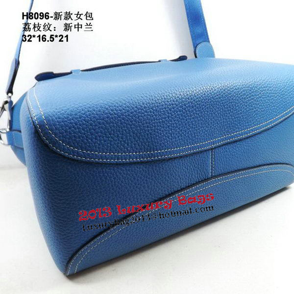 Hermes Oxer Top Handle Messenger Bag H8096 SkyBlue