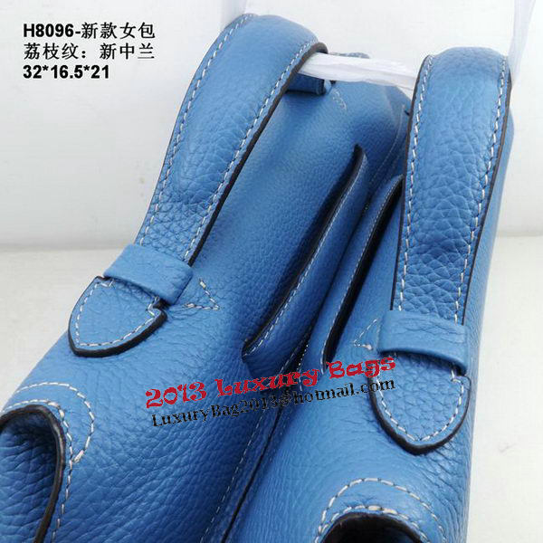 Hermes Oxer Top Handle Messenger Bag H8096 SkyBlue