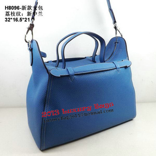 Hermes Oxer Top Handle Messenger Bag H8096 SkyBlue
